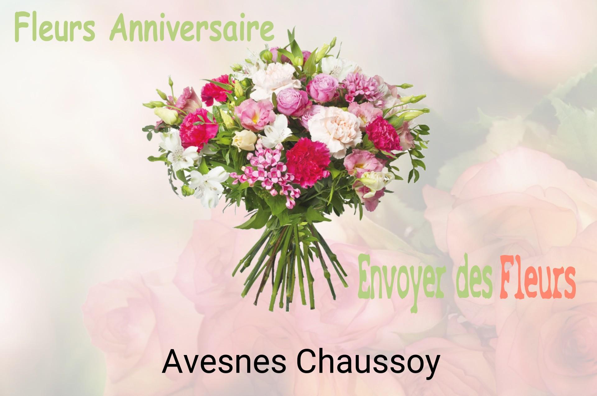 Bouquet de fleurs d’anniversaire livré à Avesnes-Chaussoy