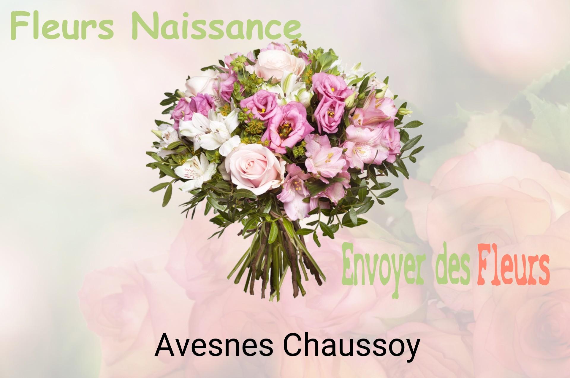 Bouquet de fleurs de naissance livré à Avesnes-Chaussoy